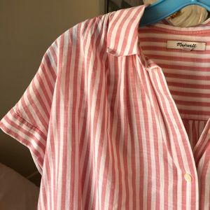 Madewell Central drapery shirt in stripe